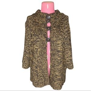 Raglan Cape Knit Sweater